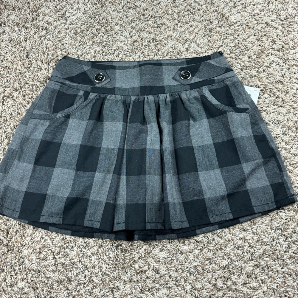 Plaid Mini Skirt
